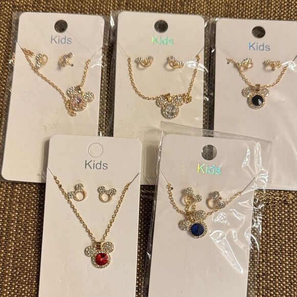 Other - 3246-Matt‎ Fun Item- Kids Earrings and Necklace Set Price for 1 Set